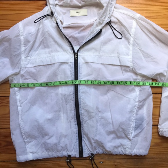 BlankNYC White Windbreaker Hoodie, EUC, S - Picture 10 of 16